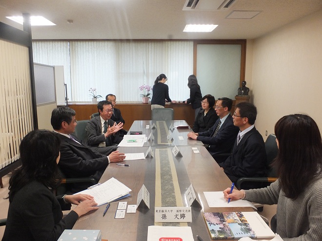 云顶国际官方网站代表团赴日本高校交流访问